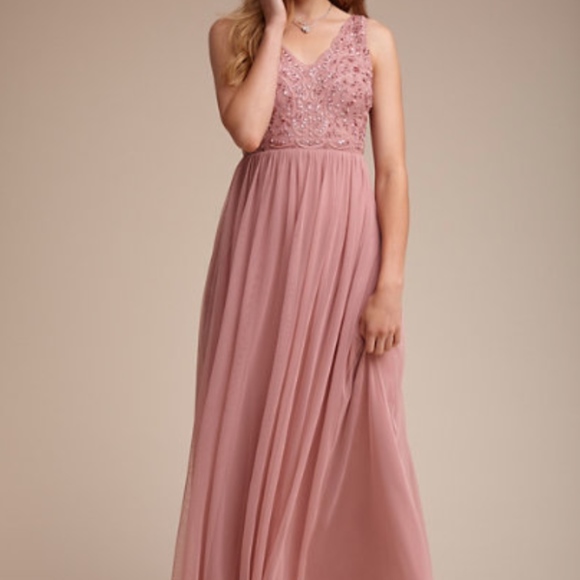 BHLDN Dresses & Skirts - BHLDN (NWT) Orlene Dress in Rose Quartz